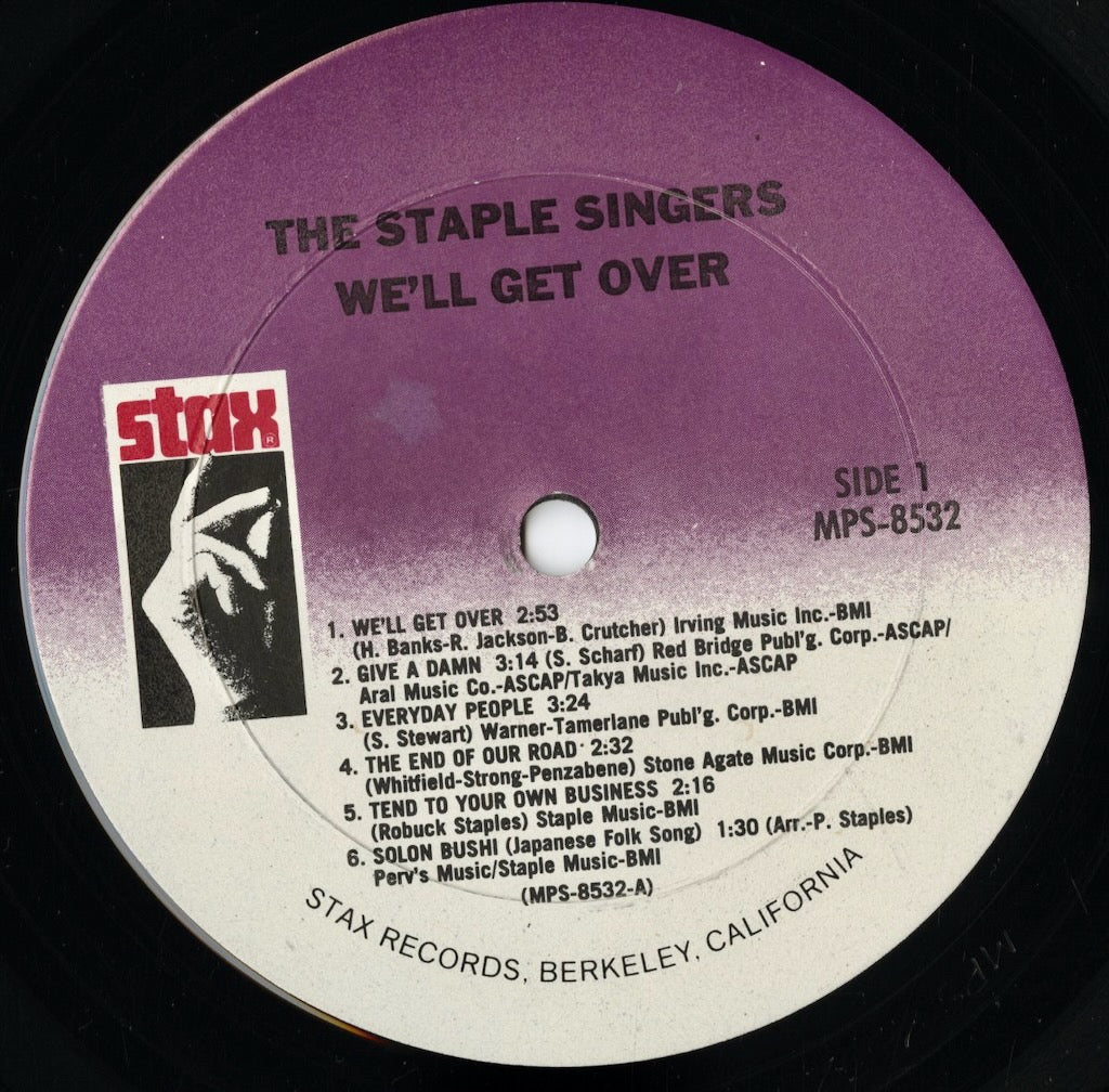 The Staple Singers - We'll Get Over (MPS-8532) 1986 US Stax｜中古LP