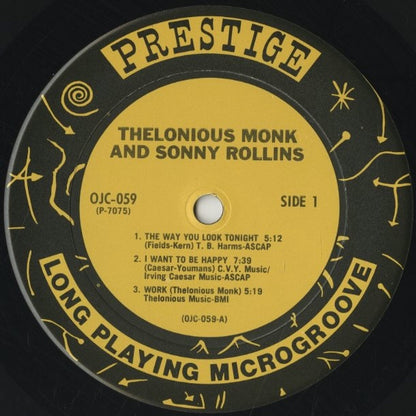 Thelonious Monk - Sonny Rollins / Thelonious Monk And Sonny Rollins (OJC-059)