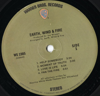 Earth Wind & Fire - Earth Wind And Fire (WS 1905) LP 2010's US Warner｜中古LP
