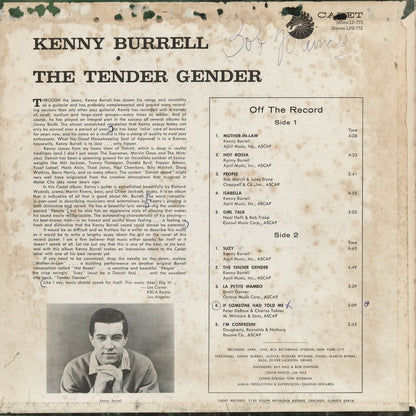Kenny Burrell – The Tender Gender (LP-772) LP 1966 US Cadet｜中古LP