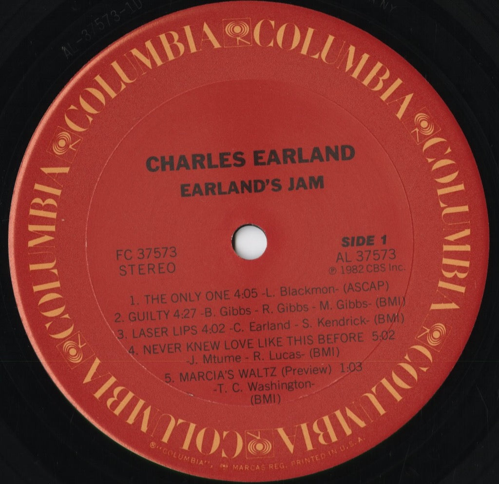 Charles Earland - Earland's Jam (FC 37573) 1982 US Columbia｜中古LP