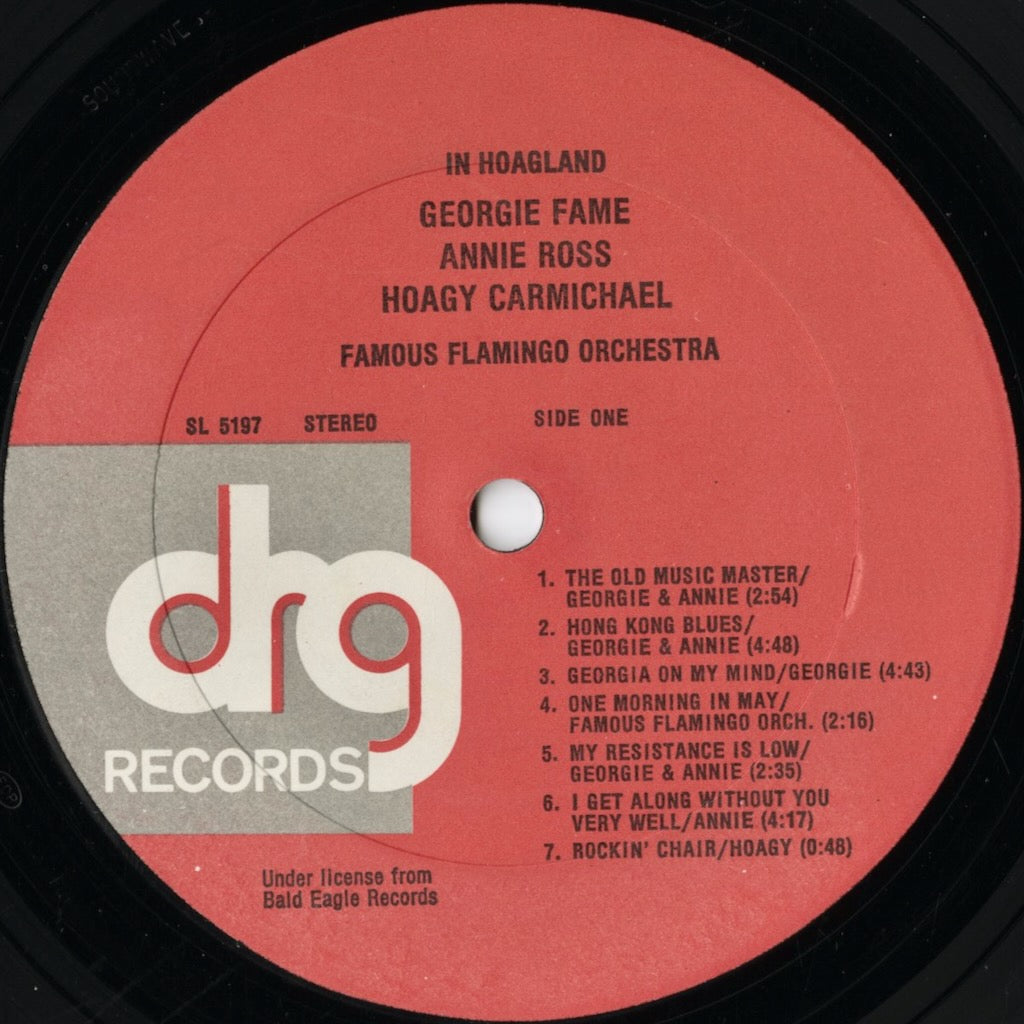 Georgie Fame / Annie Ross / Hoagy Carmichael - In Hoagland (SL 5197) LP 1982 US DRG｜中古LP
