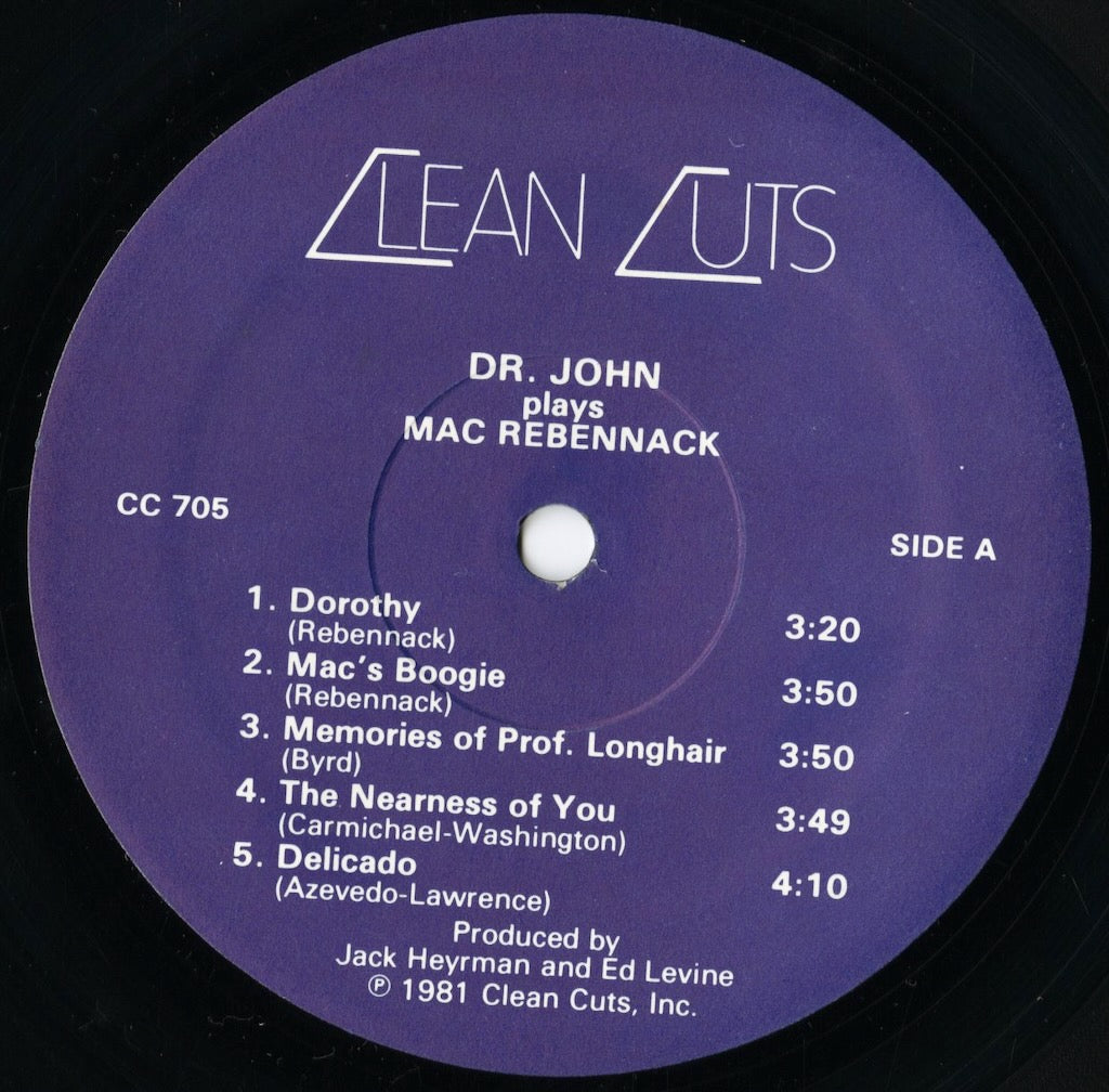 Dr. John / ドクター・ジョン / Plays Mac Rebennack (CC 705)