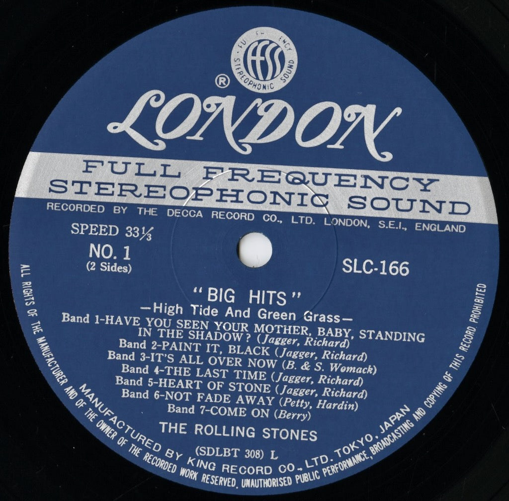Rolling Stones / ローリング・ストーンズ / Big Hits (High Tide and Green Grass) (SLC 166)