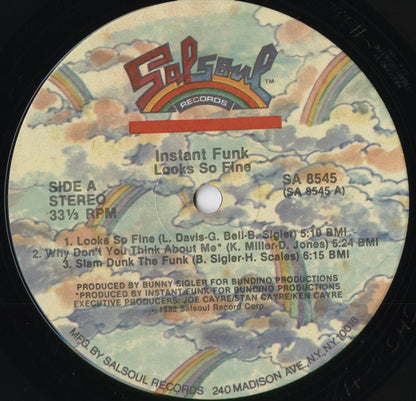 Instant Funk - Looks So Fine (SA 8545) 1982 US Salsoul｜中古LP