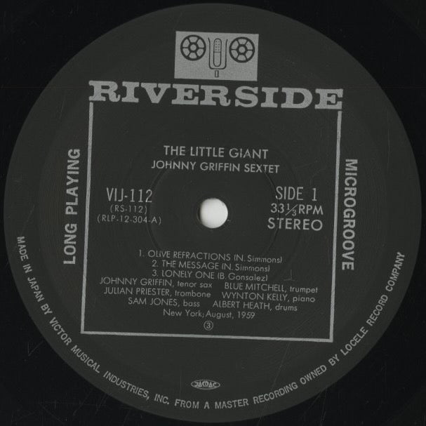Johnny Griffin / ジョニー・グリフィン / The Little Giant (VIJ-112)