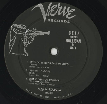 Stan Getz - Gerry Mulligan / スタン・ゲッツ　ジェリー・マリガン / Getz Meets Mulligan In Hi-FI (MG V-8249)