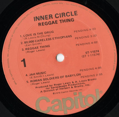 Inner Circle - Reggae Thing (ST-11574) LP 1976 US Capitol｜中古LP