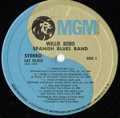 Willie Bobo – Spanish Blues Band (LAT 10,012) LP 1971 US MGM | 中古LP