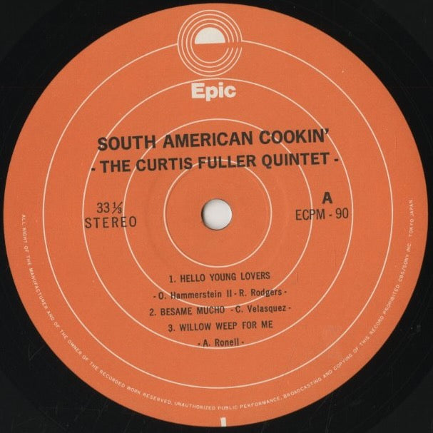 Curtis Fuller - South American Cookin' (ECPM-90) 1973 JPN Epic｜中古LP