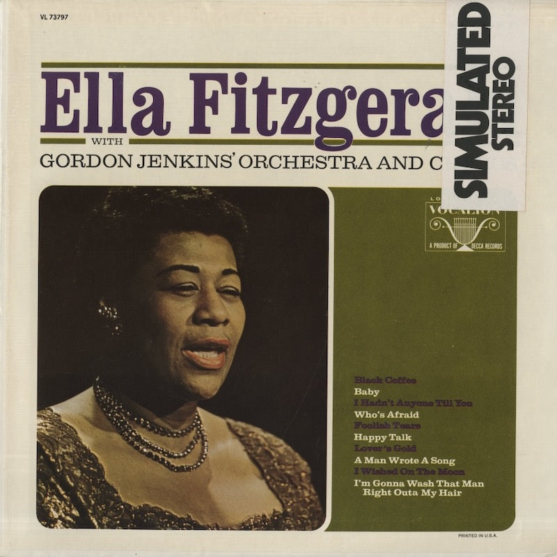 Ella Fitzgerald / エラ・フィッツジェラルド / With Gordon Jenkins' Orchestra And Chorus (VL 73797)