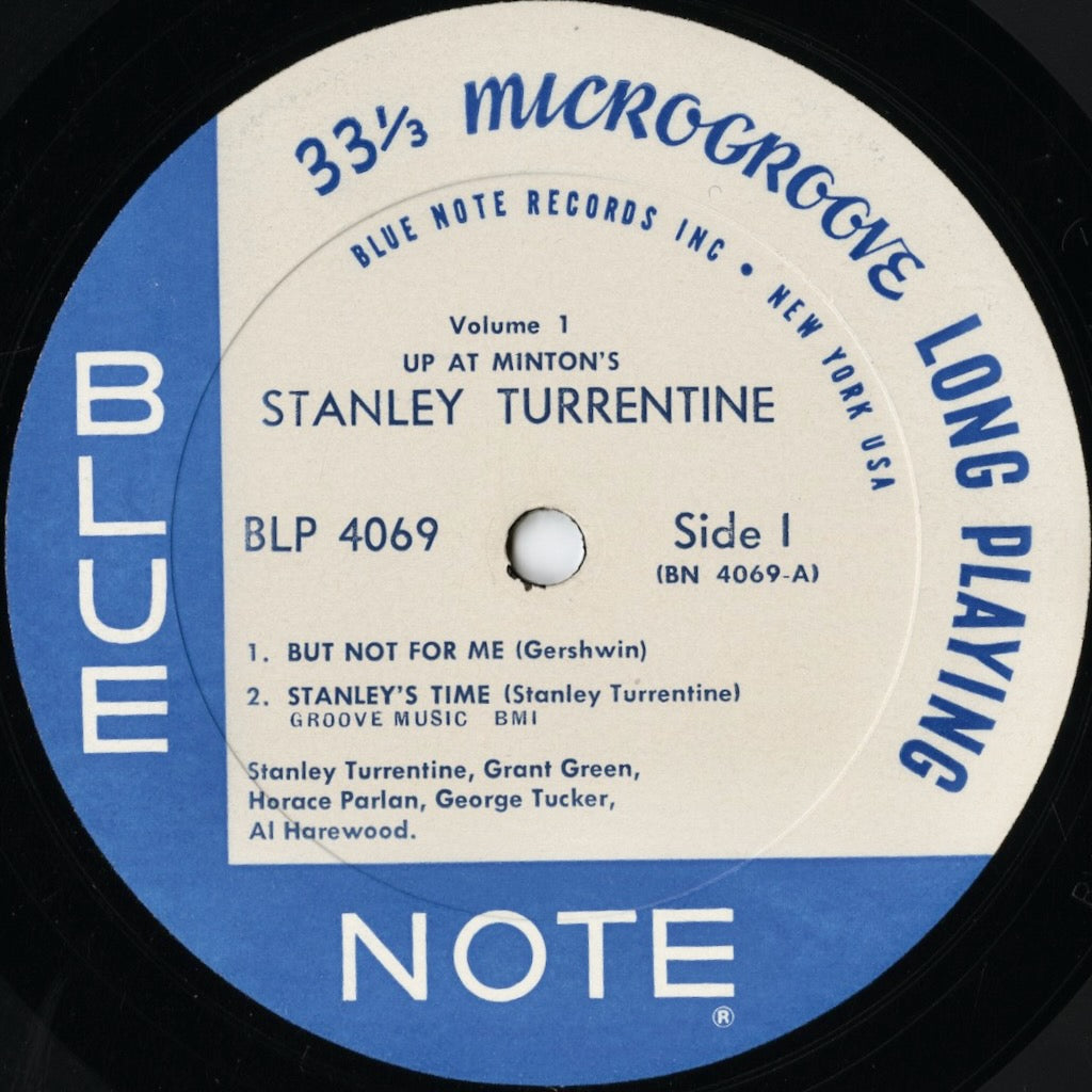 Stanley Turrentine / スタンリー・タレンタイン / Up At "Minton's", Vol. 1 (BLP 4069)