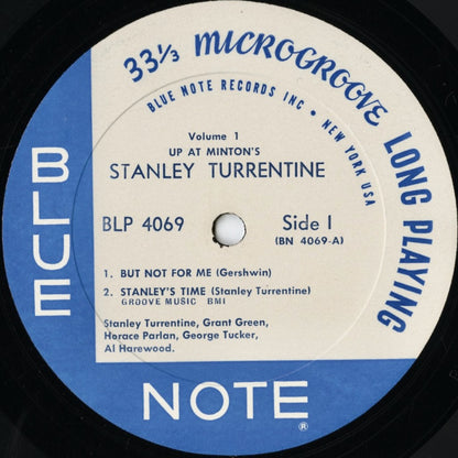 Stanley Turrentine / スタンリー・タレンタイン / Up At "Minton's", Vol. 1 (BLP 4069)