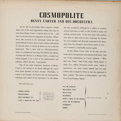 Benny Carter - Cosmopolite (MV 2635) LP 1979 JPN Verve｜中古LP