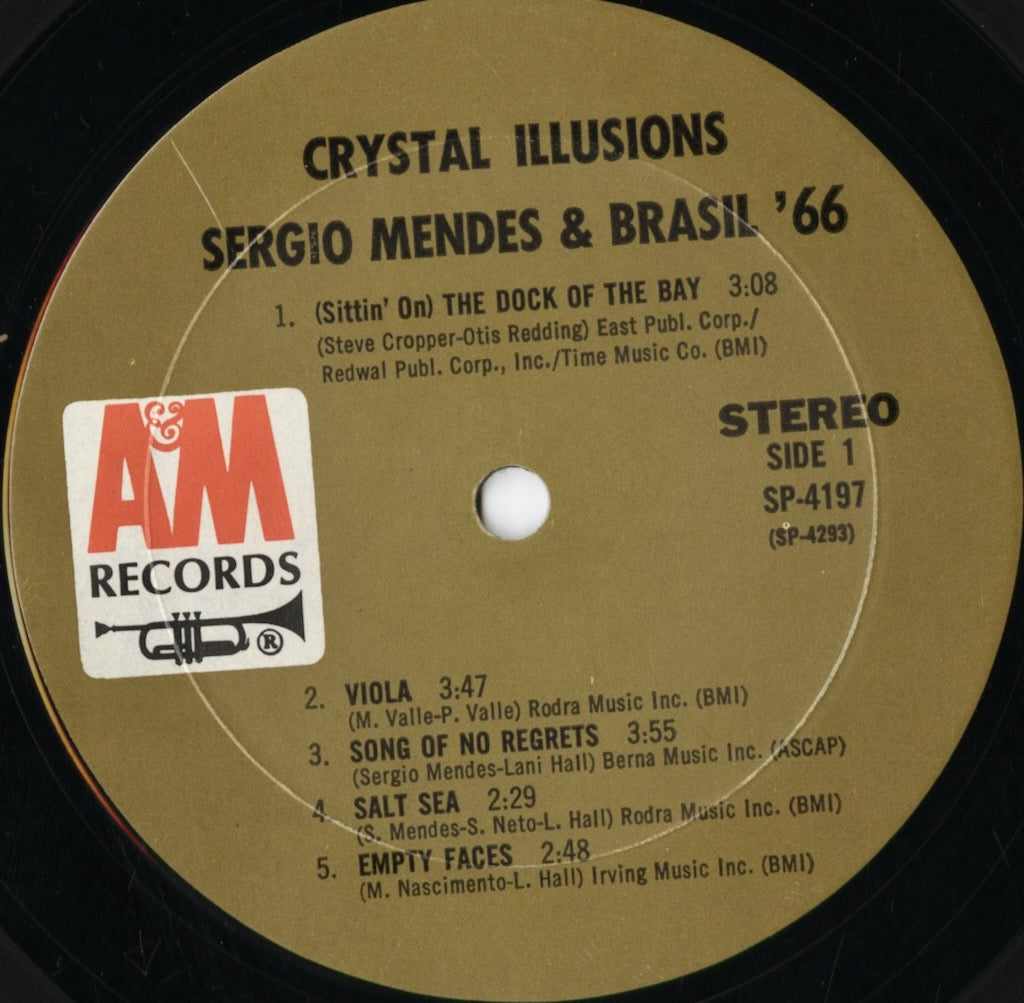 Sergio Mendes - Crystal Illusions (SP 4197) 1969 US A&M｜中古LP