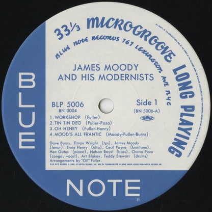 James Moody – James Moody And His Modernists (BN 0004) LP 1991 JPN Blue Note｜中古LP