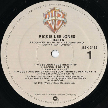 Rickie Lee Jones / リッキー・リー・ジョーンズ / Pirates (BSK 3432)