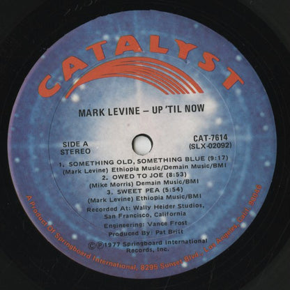 Mark Levine / マーク・レヴィン / Up 'Til Now (CAT-7614)