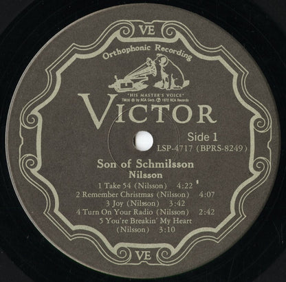 Nilsson - Son Of Schmilsson (LSP-4717) 1972 US RCA｜中古LP