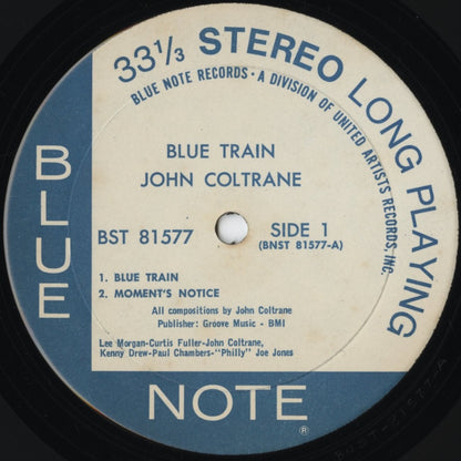 John Coltrane / ジョン・コルトレーン / Blue Train (BST-81577) US Blue Note UA 青白Label