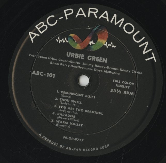 Urbie Green / アービー・グリーン / Blues And Other Shades Of Green (ABC-101)