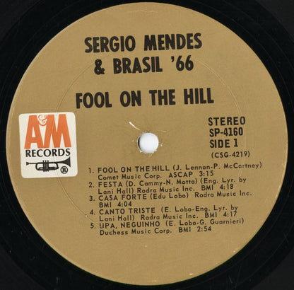 Sergio Mendes – Fool On The Hill (SP 4160) 1968 US A&M | 中古LP