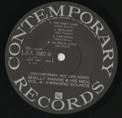 Shelly Manne & His Men / シェリー・マン / Vol. 4 - Swinging Sounds (LAX 3007(M))