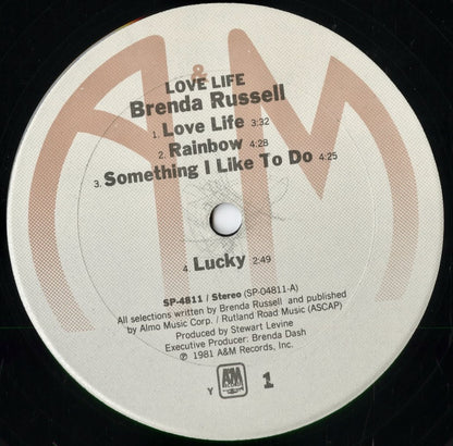 Brenda Russell - Love Life (SP-4811) 1981 US A&M｜中古LP