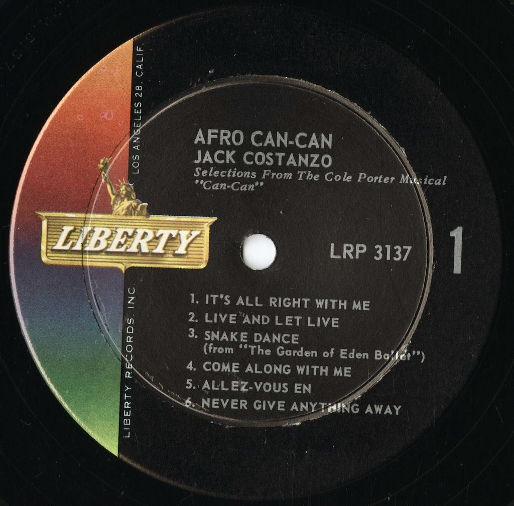 Jack Costanzo - Afro Can Can (LRP 3137) LP 1960 US Liberty｜中古LP