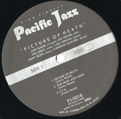 Chet Baker - Art Pepper / チェット・ベイカー　アート・ペッパー / Picture Of Heath (PJ-0018)