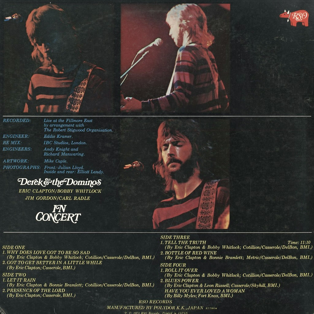 Derek & The Dominos / デレク・アンド・ザ・ドミノス / In Concert (MW 9029/30)