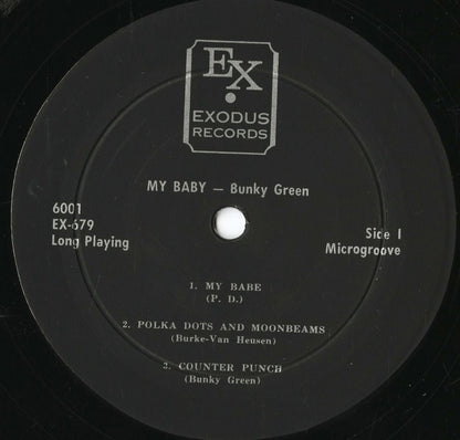 Bunky Green - My Babe (EX-6001) 1966 US Exodus｜中古LP