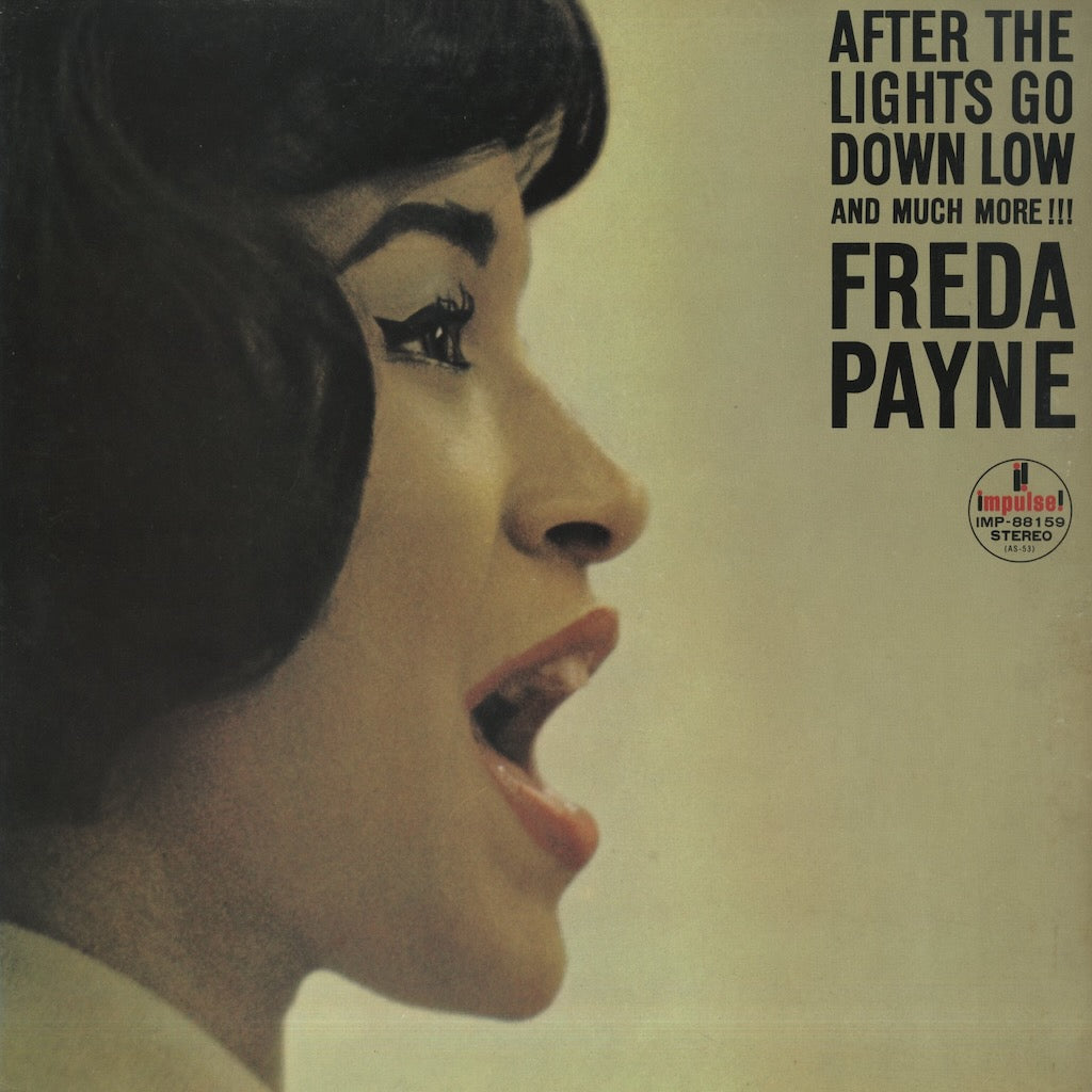 Freda Payne After The Lights Go Down Low And Much More!!! IMP-88159 LP 1963 JPN Impulse