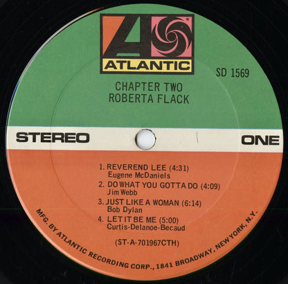 Roberta Flack – Chapter Two (SD 1569) 1970 US Atlantic｜中古LP