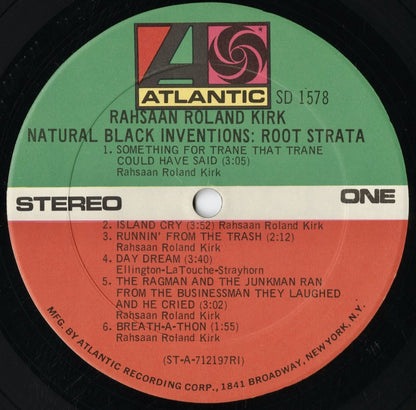 Roland Kirk - Natural Black Inventions: Root Strata (SD 1578) 1971 US Atlantic｜中古LP