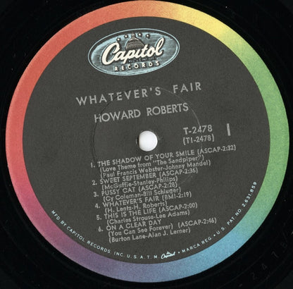 Howard Roberts / ハワード・ロバーツ / Wahtever's Fair! (T-2478)
