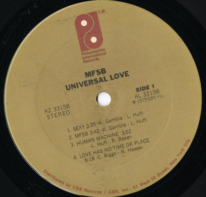 MFSB - Universal Love (KZ 33158) 1975 US Philadelphia International｜中古LP