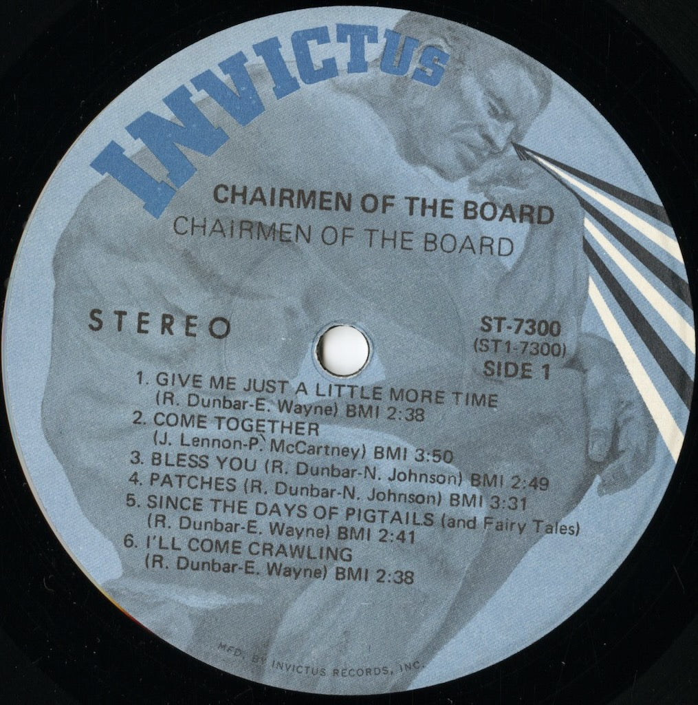 The Chairmen Of The Board - Give Me Just A Little More Time (ST-7300) LP 1970 US Invictus｜中古LP