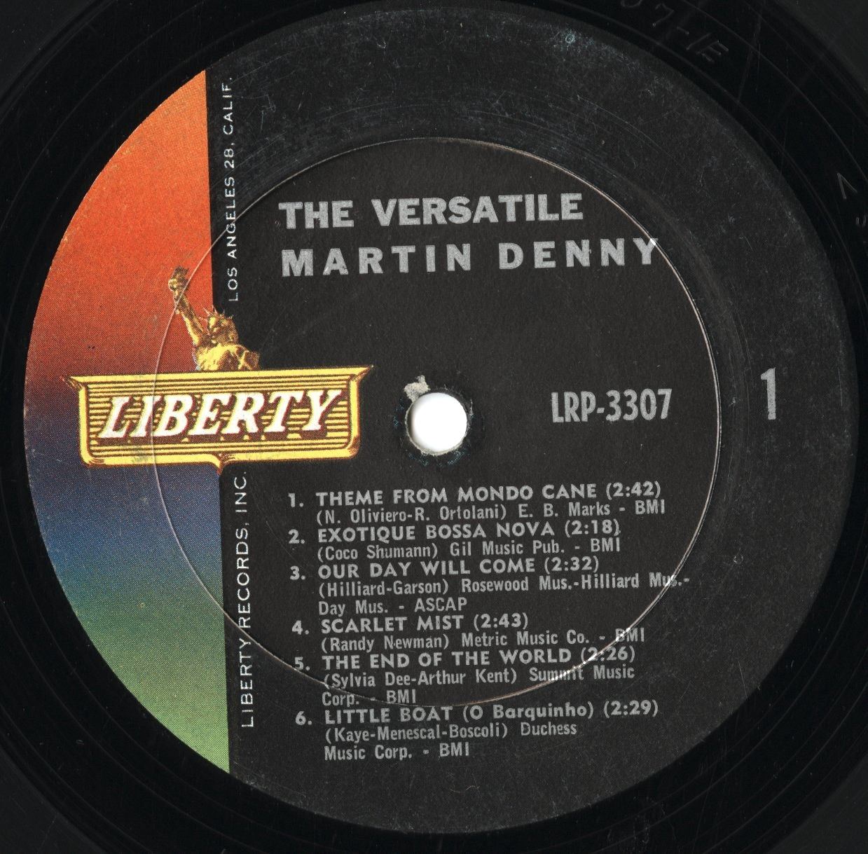 Martin Denny - The Versatile Martin Denny (LRP-3307) LP 1963 US Liberty MONO｜中古LP