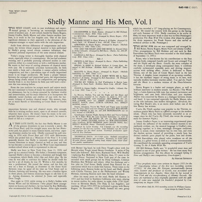 Shelly Manne / シェリー・マン / And His Men, Volume 1 (OJC-152)
