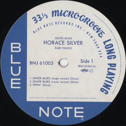 Horace Silver - Senõr Blues (Horace Silver Rare Tracks) (BNJ 61005) 1984 JPN Blue Note - 東芝EMI｜中古LP