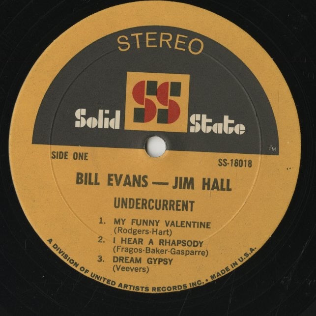 Bill Evans / Jim Hall / ビル・エヴァンス　ジム・ホール / Undercurrent (SS 18018)