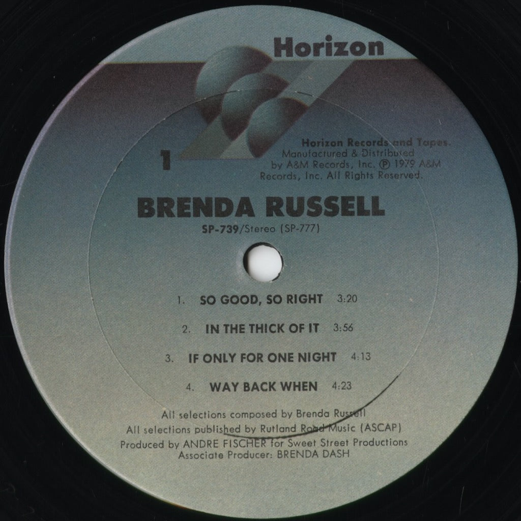 Brenda Russell - Brenda Russell (SP-739) 1979 US Horizon｜中古LP