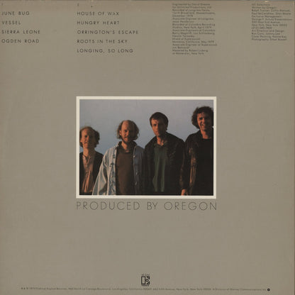 Oregon - Roots In The Sky (6E-224) LP 1979 US Elektra｜中古LP