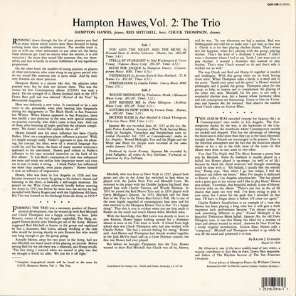 Hampton Hawes / ハンプトン・ホーズ / This Is Hampton Hawes Vol. 2: The Trio (OJC-318)