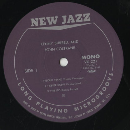Kenny Burrell & John Coltrane / ケニー・バレル ジョン・コルトレーン / Kenny Burrell & John Coltrane (VIJ-221)