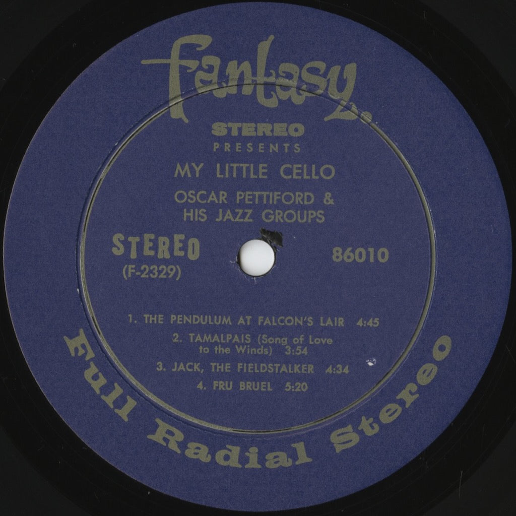 Oscar Pettiford - My Little Cello (6010) 1962 US Fantasy｜中古LP