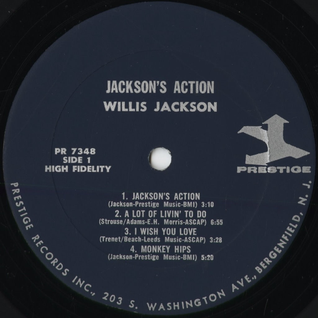 Willis Jackson - Jackson's Action (PR 7348) 1964 US Prestige｜中古LP