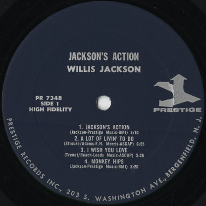 Willis Jackson - Jackson's Action (PR 7348) 1964 US Prestige｜中古LP