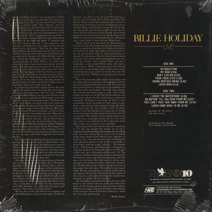 Billie Holiday - Live (PHG312) LP 1981 US Phoenix10｜中古LP